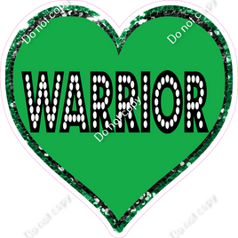 Green Warrior Survivor Heart