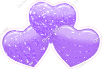 Sparkle - Lilac - Triple Heart Bundles