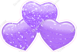 Sparkle - Lilac - Triple Heart Bundles