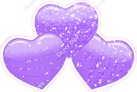 Sparkle - Lilac - Triple Heart Bundles