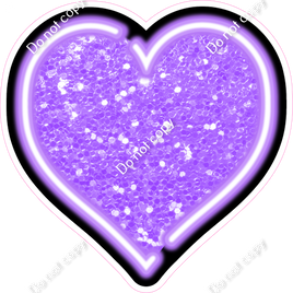 NEON - Lilac Heart - Sparkle