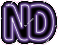 NEON 23.5" Individuals - Purple