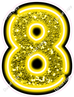 NEON 23.5" Individuals - Sparkle Yellow