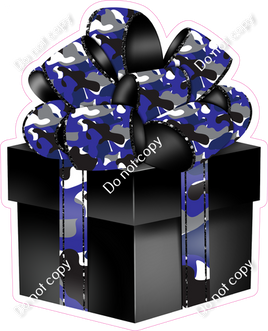 Blue Camo & Black Present - Style 2