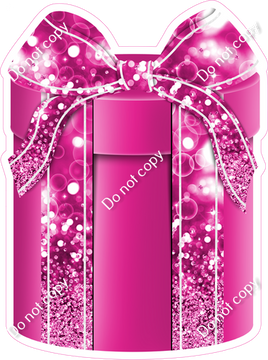 Bokeh - Hot Pink Present - Style 3