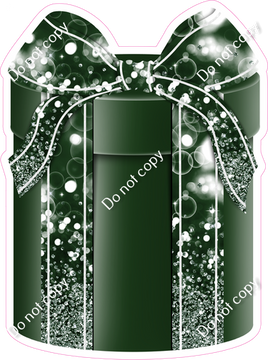 Bokeh - Hunter Green Present - Style 3