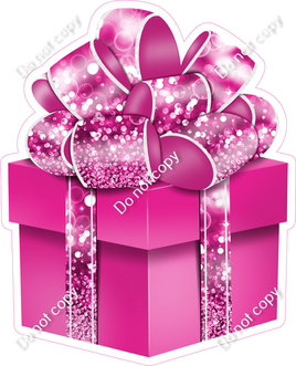Bokeh - Hot Pink Present - Style 2