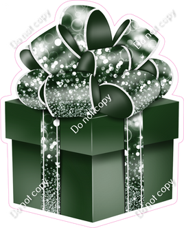 Bokeh - Hunter Green Present - Style 2