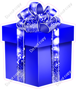 Bokeh - Blue Present - Style 4