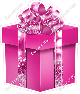 Bokeh - Hot Pink Present - Style 4