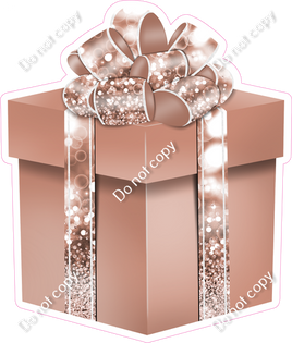 Bokeh - Rose Gold Present - Style 4