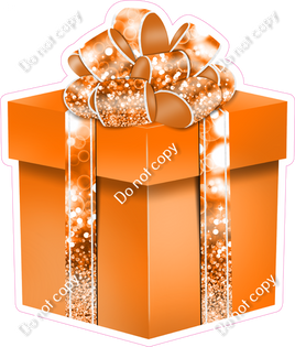 Bokeh - Orange Present - Style 4