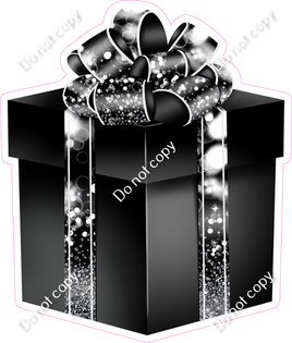 Bokeh - Black Present - Style 4