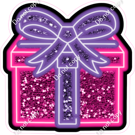 NEON - Hot Pink & Purple Present - Sparkle