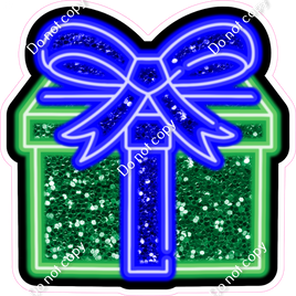 NEON - Blue & Green Present - Sparkle