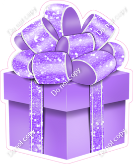 Sparkle - Lilac Box & Lilac Ribbon Present - Style 2