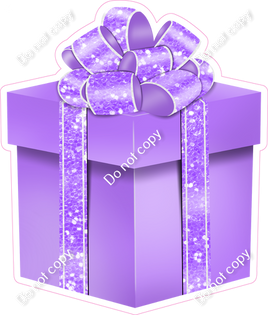 Sparkle - Lilac Box & Lilac Ribbon Present - Style 4