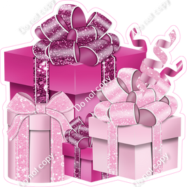 Hot Pink & Baby Pink Present Bundle
