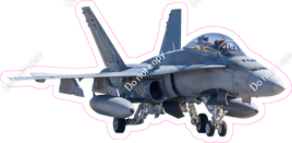 F18 Military Jet w/ Variants (real photo)