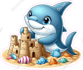 Shark Building a Sand Castle w/ Variants