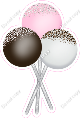 3 Cake Pops w/ Variants