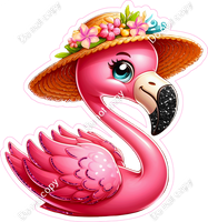 Flamingo Wearing a Hat