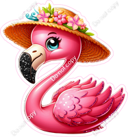 Flamingo Wearing a Hat