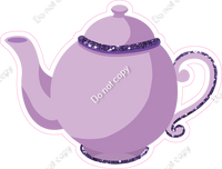 Lavender & Purple Tea Pot