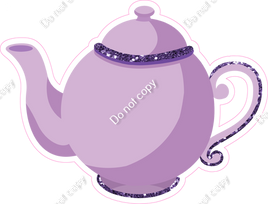 Lavender & Purple Tea Pot