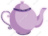 Lavender & Purple Tea Pot