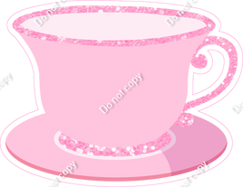 Baby Pink Tea Cup