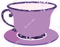 Lavender & Purple Tea Cup