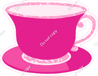 Hot Pink Tea Cup