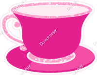 Hot Pink Tea Cup