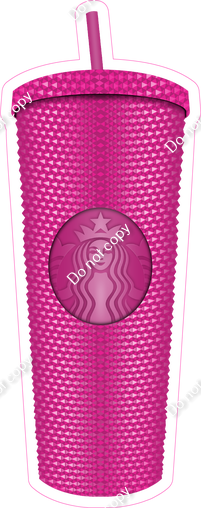 Hot Pink - Studded Tumbler