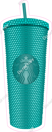 Teal - Studded Tumbler