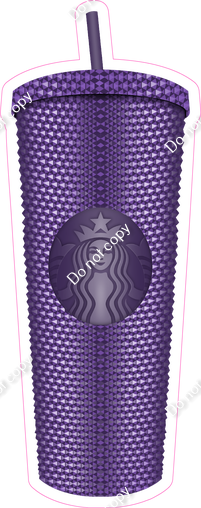 Purple - Studded Tumbler