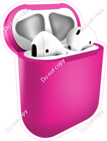 Hot Pink - AirPods and Case