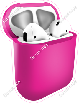 Hot Pink - AirPods and Case