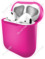 Hot Pink - AirPods and Case