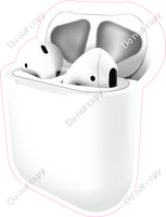 White - AirPods and Case