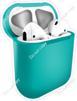 Teal - AirPods and Case