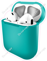 Teal - AirPods and Case