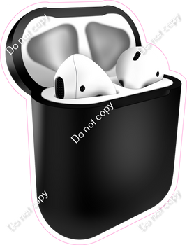 Black - AirPods and Case