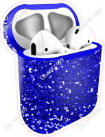 Blue Sparkle - AirPods and Case