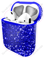 Blue Sparkle - AirPods and Case