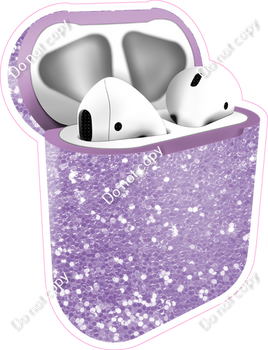 Lavender Sparkle - AirPods and Case