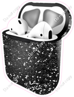 Black Sparkle - AirPods and Case