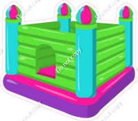 Bounce House - Inflatable - Girl Colors 2