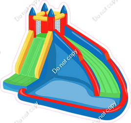 Bounce House - Inflatable - Boy Colors 4